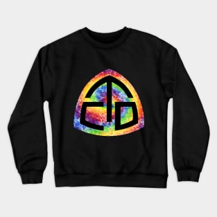 Continental Divide Trail Tie Dye hangtag Crewneck Sweatshirt